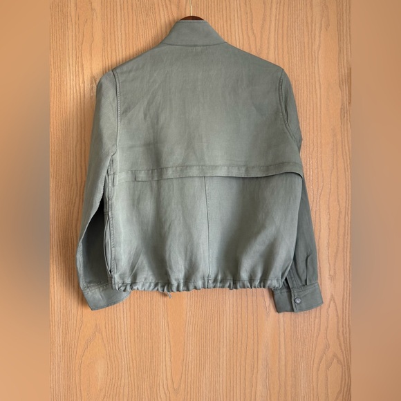 Rails | Women’s XS | Sage Green Collins Utility Jacket | Linen Blend Lightweight - Picture 2 of 10